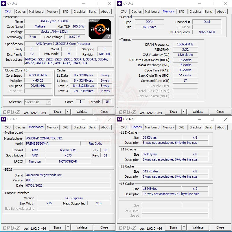 cpuid ASUS PRIME B550M A/CSM REVIEW