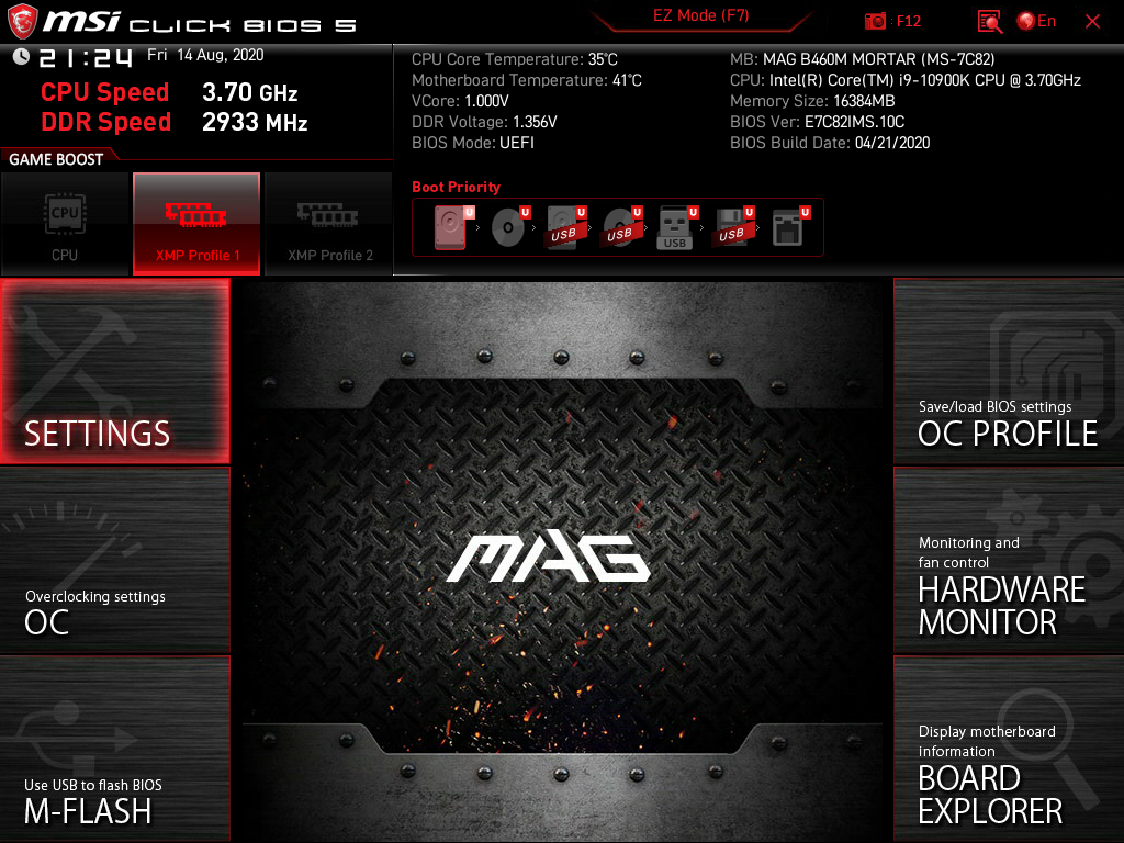 msi snapshot 39 MSI MAG B460M MORTAR REVIEW