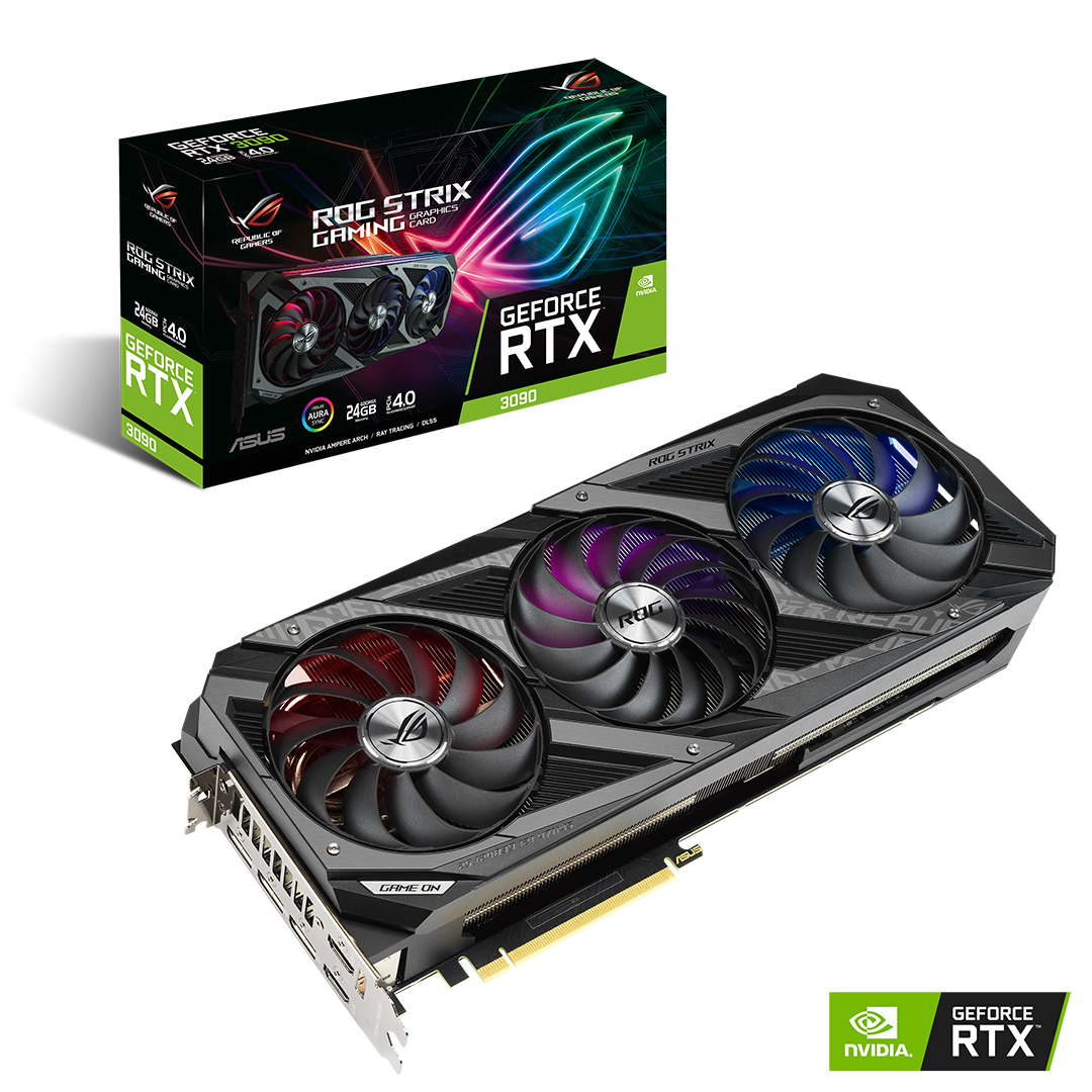 rog strix rx3090 24g gaming boxvgalogo ROG เสริมแกร่งชุดใหญ่ภายใต้ชื่อ Meta Buffs เพื่อยกระดับประสบการณ์การเล่นเกมที่เหนือกว่า