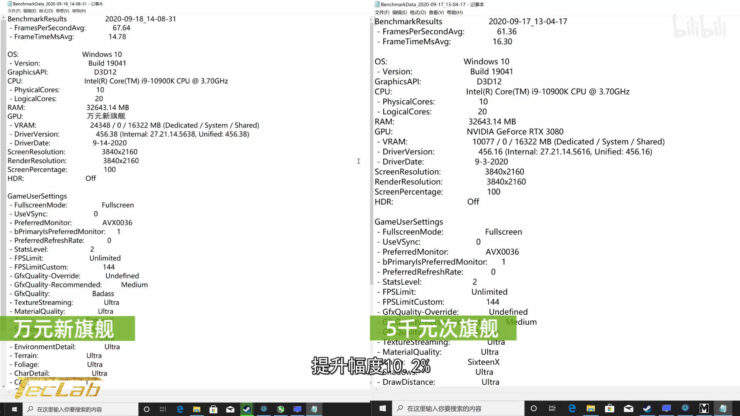 rtx 3090 vs rtx 3080 rtx borderlands 3 740x416 หลุดผลทดสอบ NVIDIA GeForce RTX 3090 ประสิทธิภาพแรงกว่า RTX 3080 ประมาณ 10% 