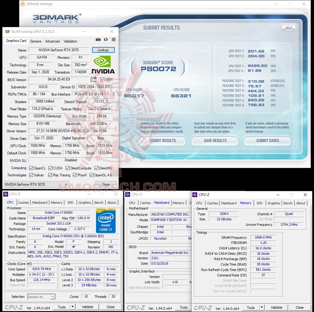 van ASUS GeForce RTX 3070 TUF Gaming O8G Review