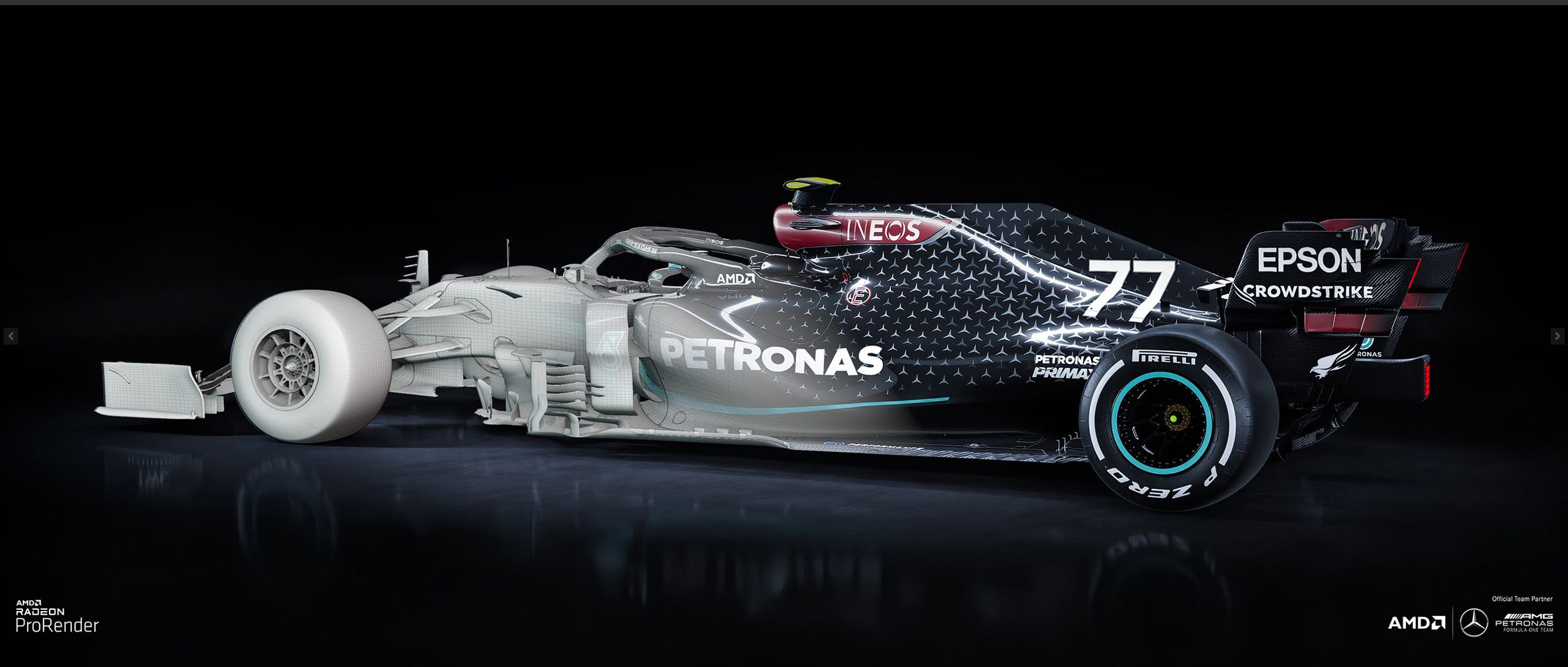 2020 12 19 10 02 19 รับชมวิดีโอ: การแสดงผลรถแข่ง Mercedes Formula One ในรูปแบบ 3 มิติ อันน่าทึ่งด้วยซอฟต์แวร์ AMD Radeon ProRender