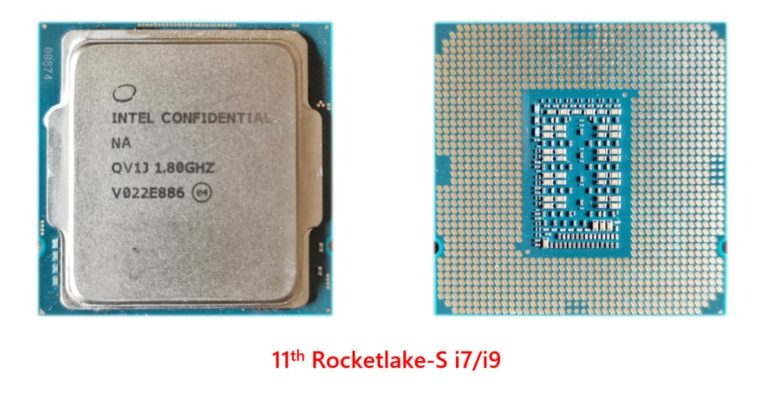 intel rocket lake s cpu 768x393 ลือ!! พบข้อมูลซีพียู Intel Rocket Lake S รุ่นที่11 ใหม่ล่าสุดและ Comet Lake S Refresh รุ่นรีเฟรชใหม่ที่คาดว่าจะเปิดตัวในเร็วๆนี้ 