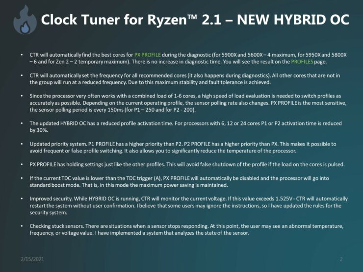 ctr 21 clock tuner for amd ryzen cpus   amd ryzen 5000 zen 3 desktop cpus  2 740x555 โปรแกรม ClockTuner 2.1 สามารถโอเวอร์คล๊อกซีพียู AMD RYZEN ไปที่ความเร็ว 5Ghz ได้แล้ว