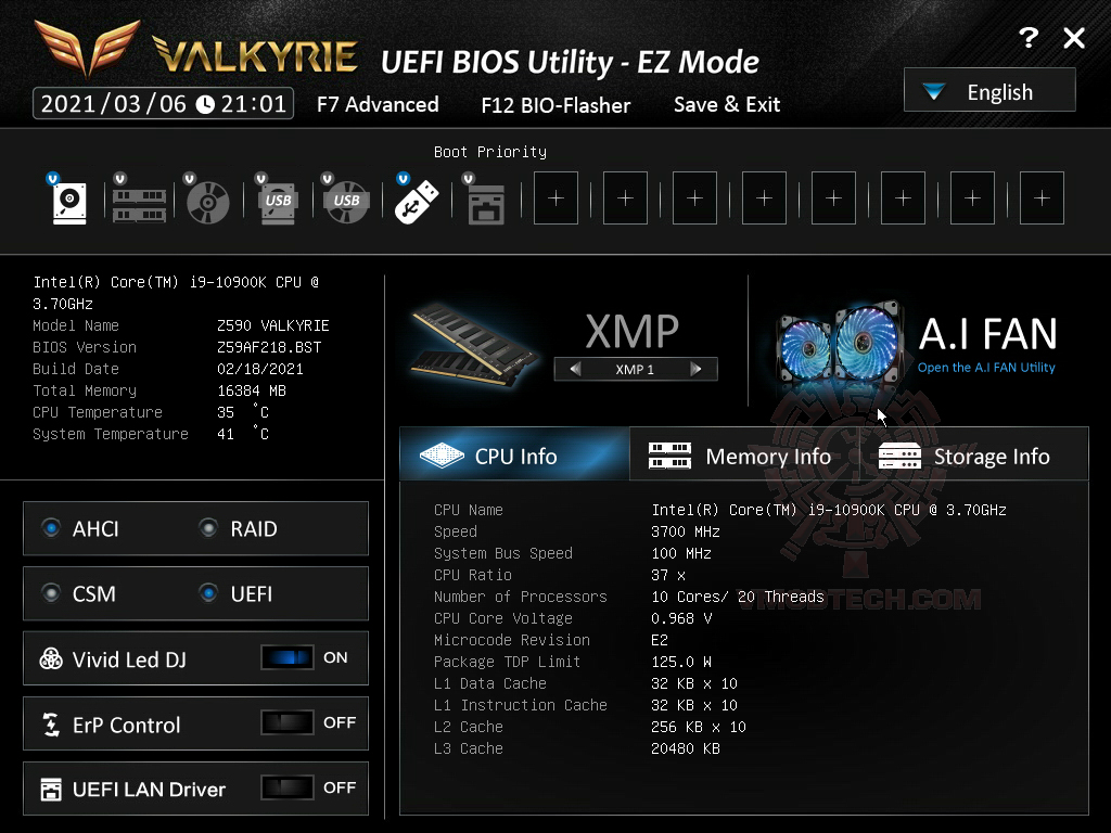 2 BIOSTAR Z590 VALKYRIE PREVIEW