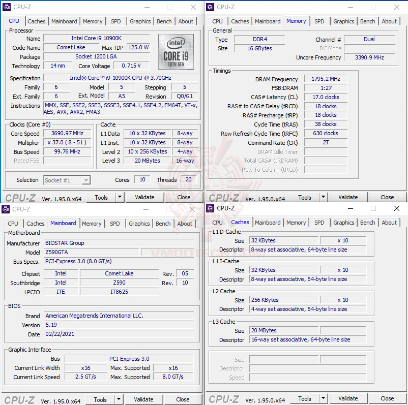 cpuid BIOSTAR RACING Z590GTA PREVIEW