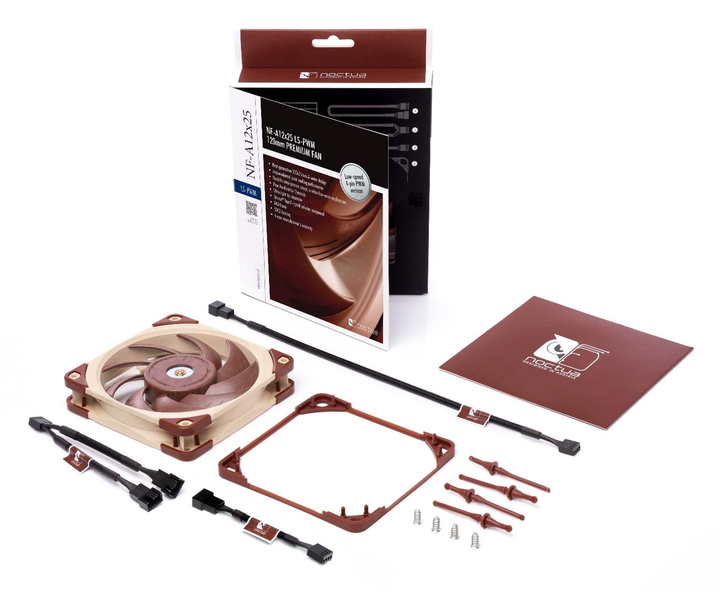 noctua nf a12x25 ls pwm 5 Noctua เปิดตัวฮีตซิงค์ซีพียู NH P1 รุ่นใหม่ล่าสุดแบบ passive กึ่งไม่มีพัดลมมาพร้อมพัดลม LS PWM fan สำหรับติดตั้งเสริมความเย็นรุ่นใหม่ล่าสุด  