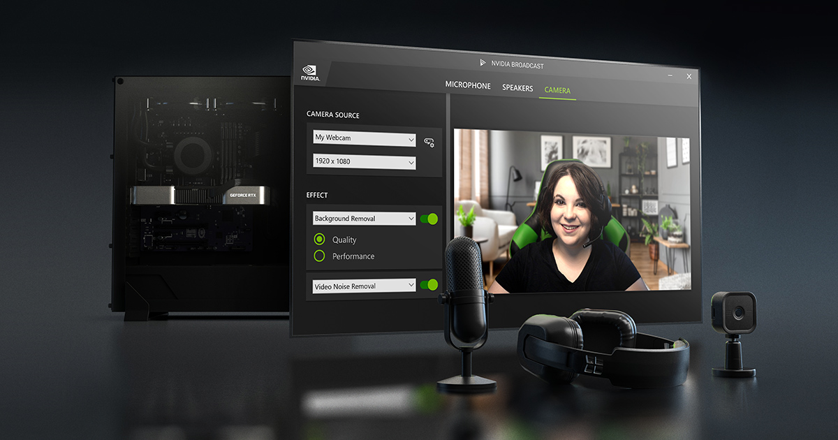 nvidia broacast v 13 Nvidia ประกาศอัพเดทโปรแกรม NVIDIA Broadcast v1.3 Update เวอร์ชั่นใหม่แล้วสามารถดาวน์โหลดใช้งานกันได้เลย 