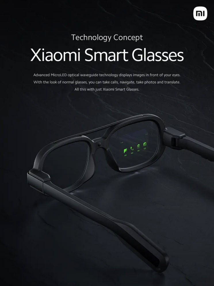 2021 09 14 10 16 24 Xiaomi เปิดตัวแว่นตาอัจฉริยะ Xiaomi Smart Glasses มาพร้อมจอ MicroLED รับสาย ถ่ายรูป แปลภาษาได้