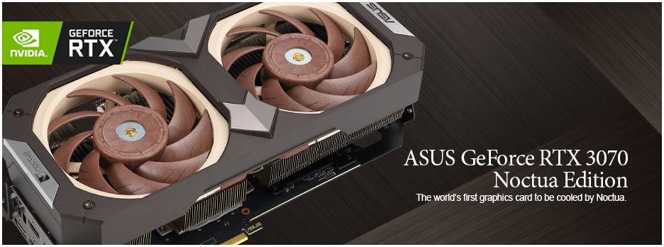 asus x noctua ASUS และ Noctua ประกาศเปิดตัว ASUS GeForce RTX 3070 Noctua Edition มาพร้อมฮีตซิงค์ Noctua ดีไซน์สุดเฉียบเย็นถึงใจรุ่นใหม่ล่าสุด 