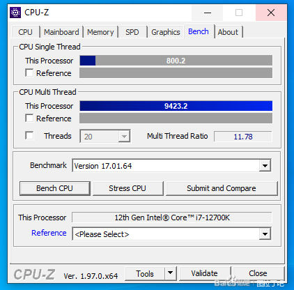 intel core i7 12700k หลุดผลทดสอบ Intel Core i7 12700K ในโปรแกรม CPU Z อย่างไม่เป็นทางการ 