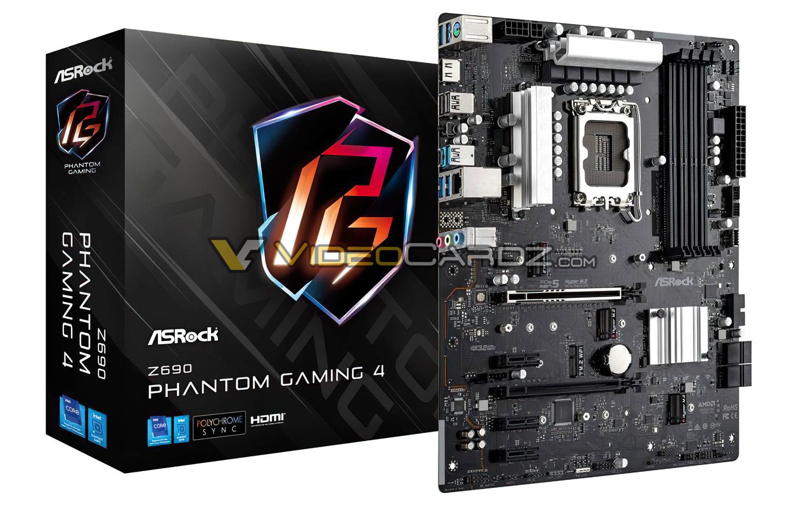 asrock z690 pg 4 หลุดภาพเมนบอร์ด ASRock Z690 ในซีรี่ย์ Taichi, Extreme, Steel Legend และ Phantom Gaming รุ่นใหม่ล่าสุดก่อนเปิดตัวอย่างเป็นทางการ 