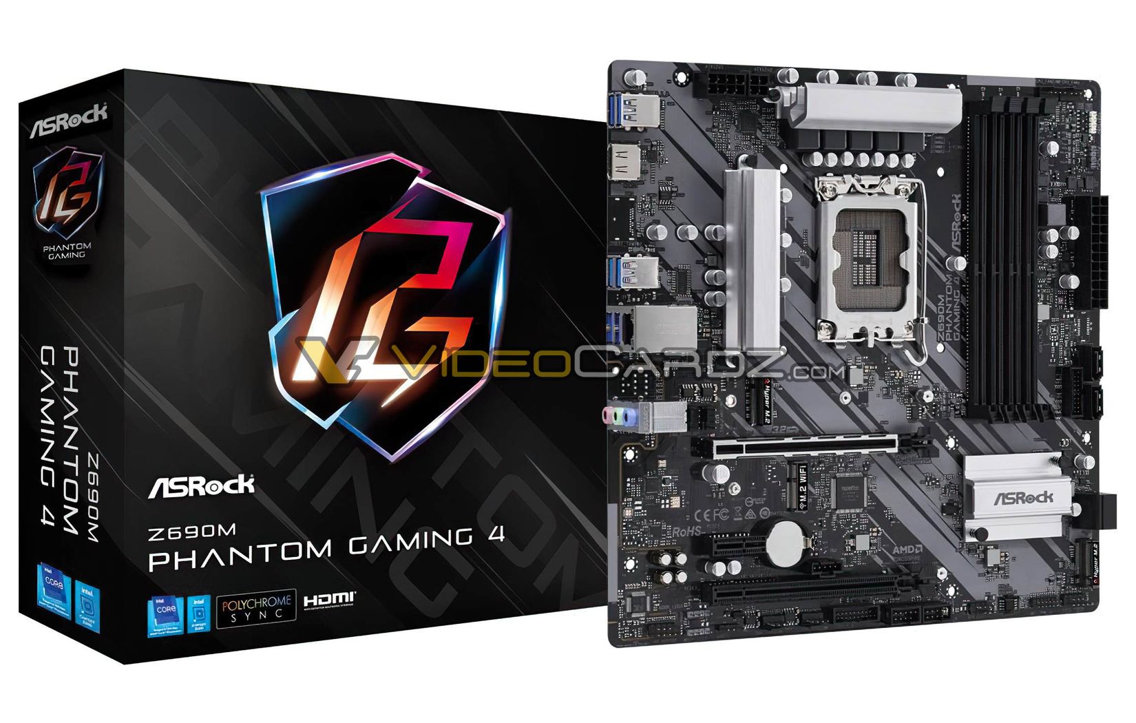 asrock z690 phantom gaming 4 videocardz หลุดภาพเมนบอร์ด ASRock Z690 ในซีรี่ย์ Taichi, Extreme, Steel Legend และ Phantom Gaming รุ่นใหม่ล่าสุดก่อนเปิดตัวอย่างเป็นทางการ 