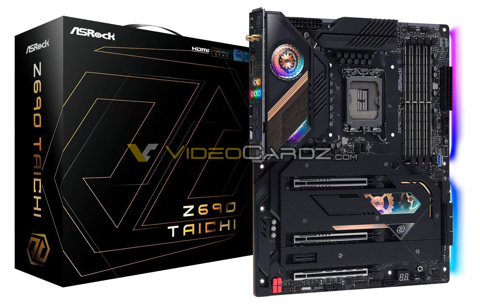 asrock z690 taichi videocardz หลุดภาพเมนบอร์ด ASRock Z690 ในซีรี่ย์ Taichi, Extreme, Steel Legend และ Phantom Gaming รุ่นใหม่ล่าสุดก่อนเปิดตัวอย่างเป็นทางการ 