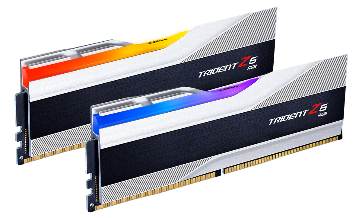 02 gskill trident z5 rgb silver x2 ori G.SKILL เปิดตัวแรม DDR5 ในรุ่น Trident Z5 RGB และ Trident Z5 ซีรี่ย์รุ่นใหม่ล่าสุดอย่างเป็นทางการพร้อมความแรง DDR5 6400 กันเลยทีเดียว 