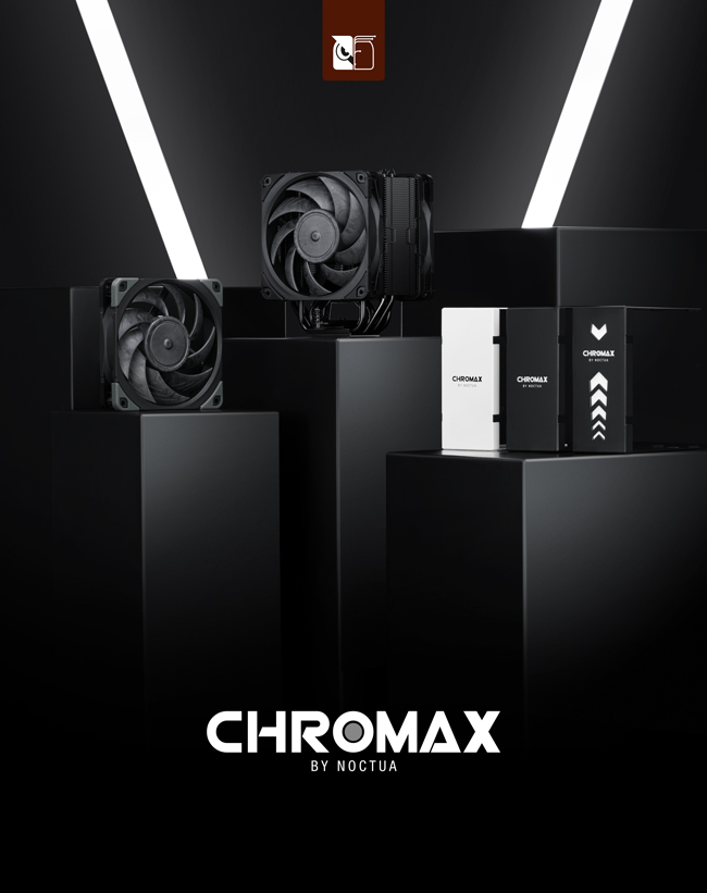 noctua chromax launch 202110 web Noctua เปิดตัวพัดลม NF A12x25 ฮีตซิงค์ NH U12A และชุดฝาคลอบฮีตซิงค์ NA HC7 / NA HC8 heatsink covers รุ่นใหม่ล่าสุด