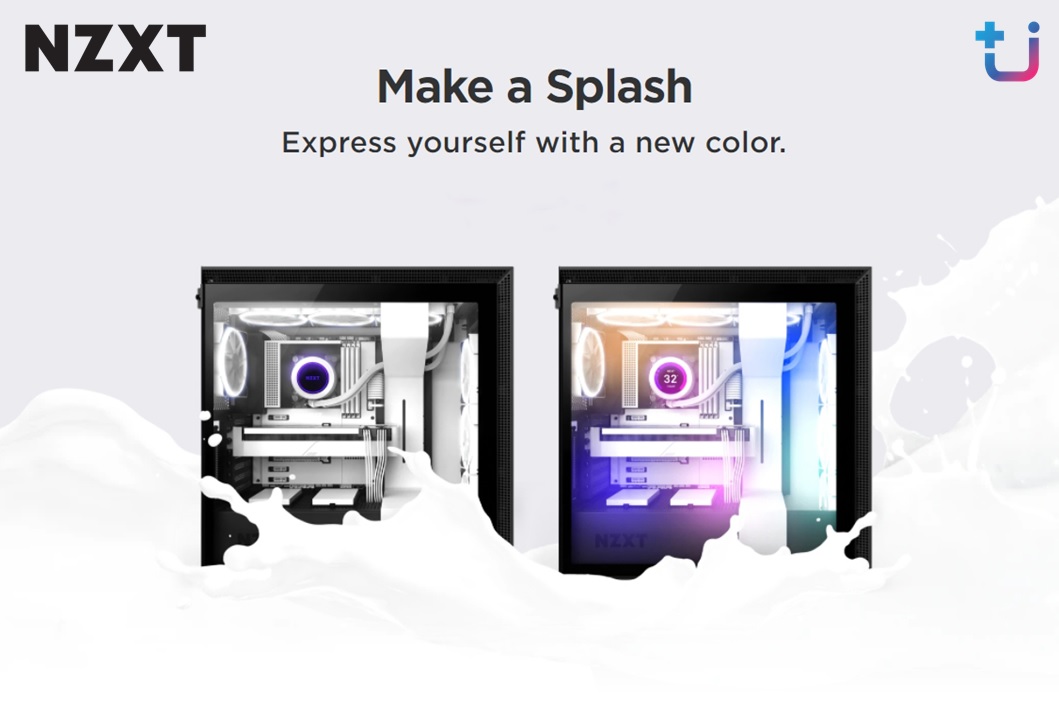 make a splash 0 NZXT โฉมใหม่ “Make a Splash” บ่งบอกความเป็นตัวคุณด้วยสีใหม่ และสินค้ารุ่นใหม่ล่าสุด 