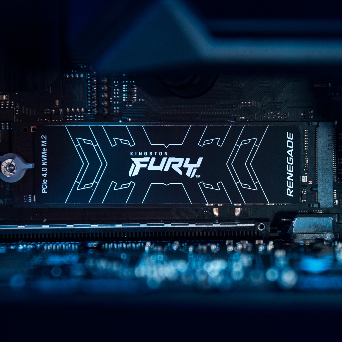 press photo kf renegade ssd stylized Kingston FURY เปิดตัวหน่วยความจำใหม่ DDR5 พร้อมกลุ่มผลิตภัณฑ์ PCIe 4.0 NVMe SSD เพื่อเหล่าเกมเมอร์ และผู้ที่ชื่นชอบการเล่นเกม!