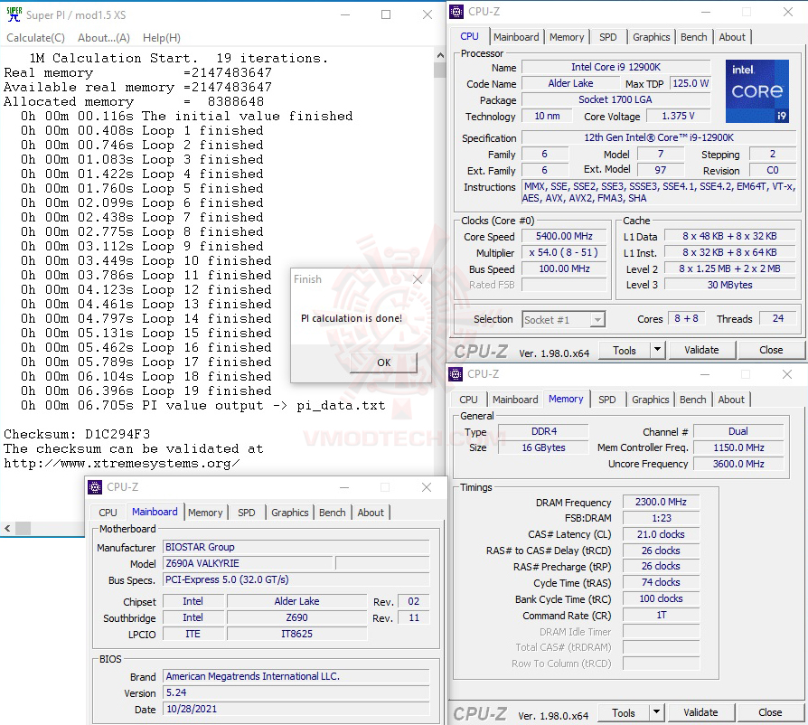 s1 oc BIOSTAR Z690A VALKYRIE REVIEW