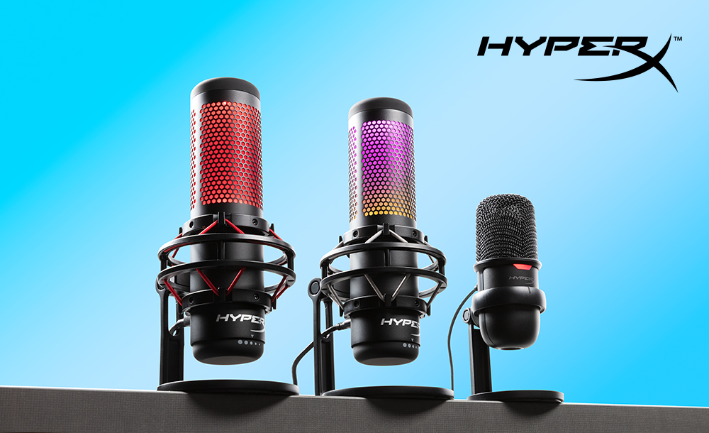 hyperx microphone HyperX จัดส่งไมโครโฟนแบบ USB ทั่วโลกรวมมากกว่าหนึ่งล้านชุด