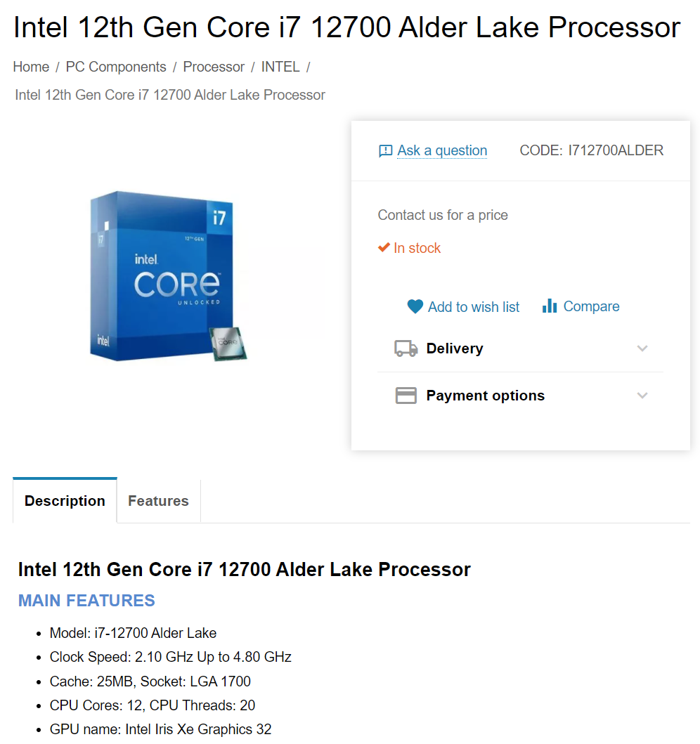 intel core i5 124000 cpu nexus หลุดภาพซีพียู Intel Core i9 และ Core i5 12th Gen รุ่น non K คาดพร้อมเปิดตัวต้นปีหน้าพร้อมเมนบอร์ดรุ่นเล็ก B660 และ H610