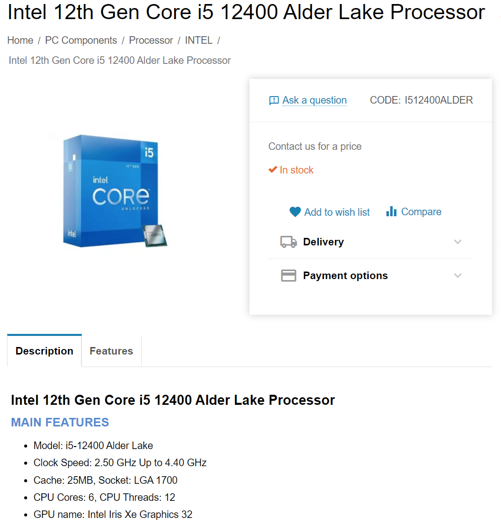 intel core i7 127000 cpu nexus หลุดภาพซีพียู Intel Core i9 และ Core i5 12th Gen รุ่น non K คาดพร้อมเปิดตัวต้นปีหน้าพร้อมเมนบอร์ดรุ่นเล็ก B660 และ H610