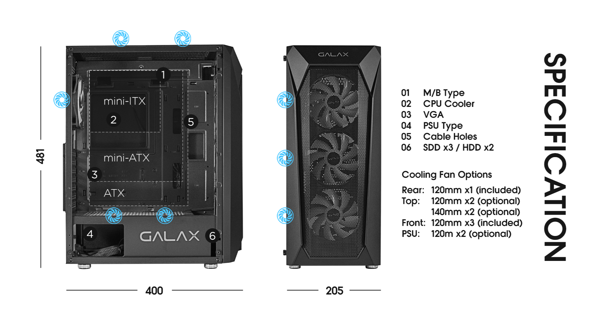 galax 6 GALAX เปิดตัวเคสสำหรับเกมเมอร์ GALAX Revolution 05 ให้เราเป็นเคสคู่หู อยู่เคียงข้างคุณ