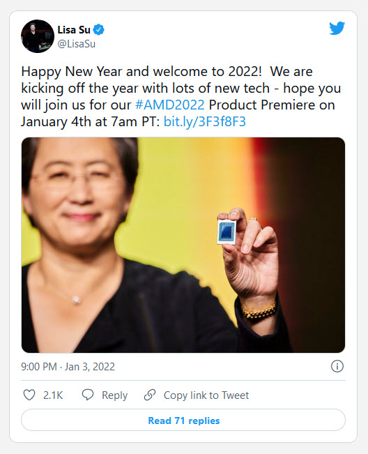 2022 01 04 7 48 55 AMD เปิดตัวซีพียู AMD Ryzen 6000 ในรุ่น APU รหัส “Rembrandt” รุ่นใหม่ล่าสุดขนาดสถาปัตย์ 6nm พร้อมวางจำหน่ายในแล็ปท็อปเร็วๆ นี้ 