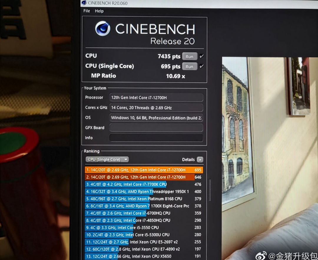 intel core i7 12700h cinebench หลุดผลทดสอบซีพียู Intel Core i5 12500H และ Core i7 12700H รุ่นใหม่ที่ใช้งานในแล็ปท็อปประสิทธิภาพแรงกว่า Ryzen 7 5800H ทั้ง single และ multi threaded ประมาณ 25% ถึง 35% กันเลยทีเดียว