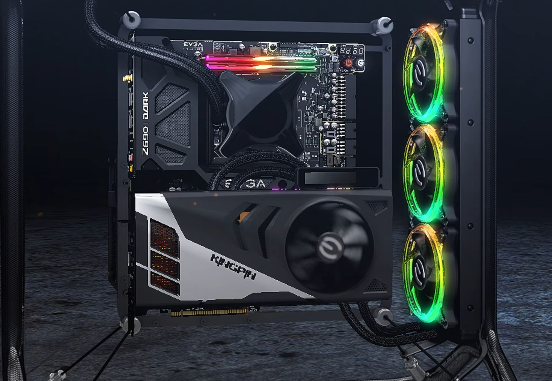 evga rtx3090ti kingpin 2 1 เผยภาพการ์ดจอ EVGA RTX 3090 Ti KINGPIN รุ่นใหม่ล่าสุด