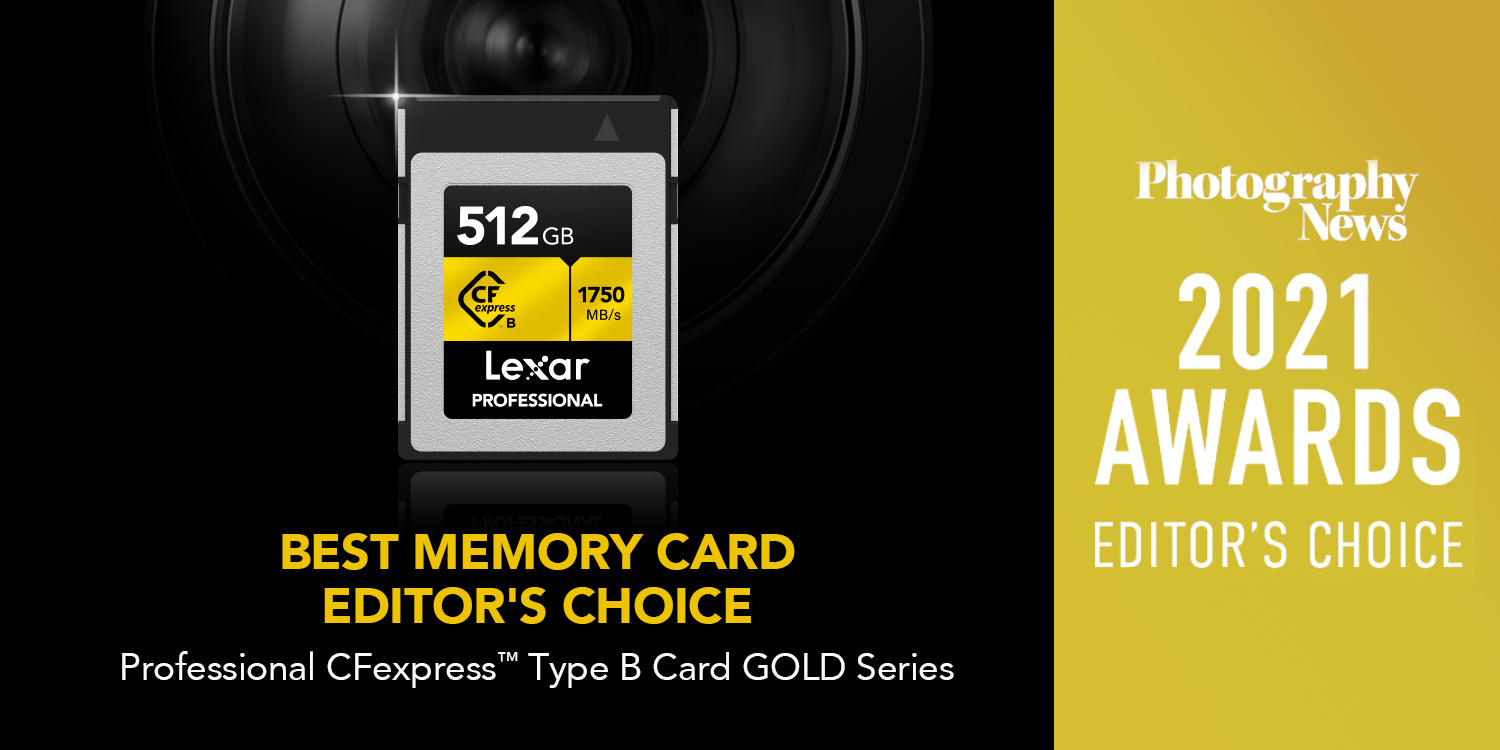 cfexpress type b gold cards การ์ดหน่วยความจำ Lexar Professional CFexpress Type B ได้รับรางวัล‘Best Memory Card – Editor’s Choice’ จากนิตยสาร Photography News