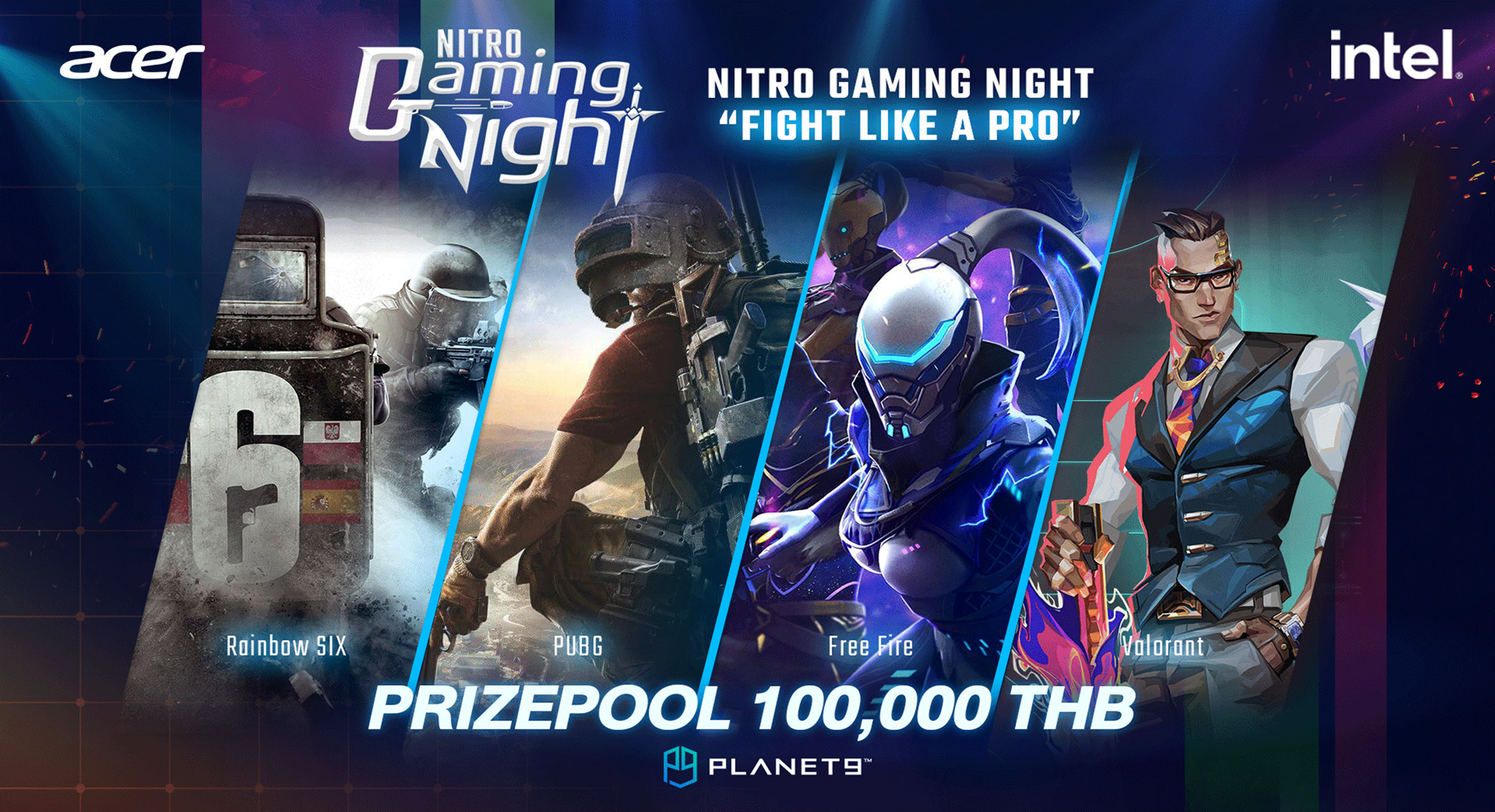 pic01 cover กลับมาอีกครั้งกับ Nitro Gaming Night 2022 Amateur Tournament ที่เปิดพื่นที่ให้ทีมมือใหม่ ที่อยากประลองผีมือได้มีพื้นทีสำหรับทดลองแข่งขัน Fight Like A Pro  สู้อย่างโปร สู้แบบมืออาชีพ!!