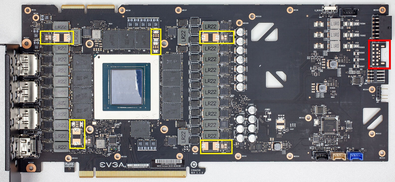 evga rtx3090ti ลือ!! PCB ของการ์ดจอ NVIDIA RTX 3090 Ti รุ่นใหม่ออกแบบให้ใช้งานร่วมกับ RTX 4090 ซีรี่ย์ “Ada” AD102 รุ่นต่อไปได้