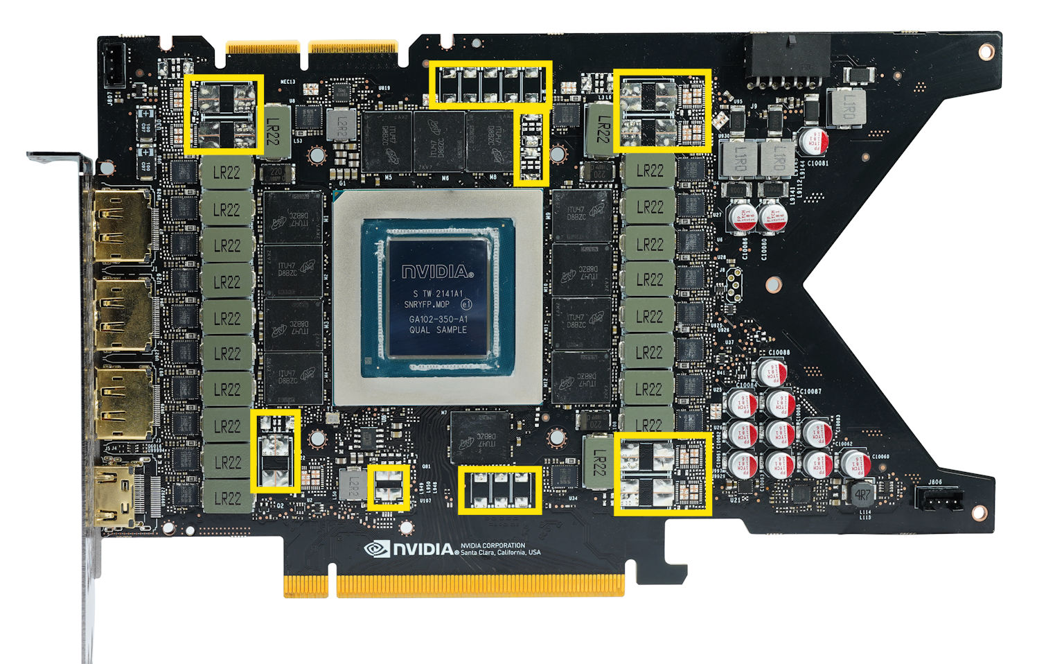 rtx3090ti ref pcb ลือ!! PCB ของการ์ดจอ NVIDIA RTX 3090 Ti รุ่นใหม่ออกแบบให้ใช้งานร่วมกับ RTX 4090 ซีรี่ย์ “Ada” AD102 รุ่นต่อไปได้