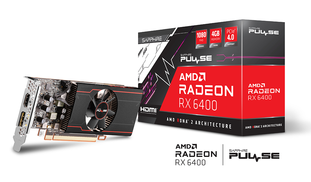 rx6400 pulse lite box card amd 031 Ascenti เปิดตัว SAPPHIRE PULSE AMD Radeon™ RX 6400 การ์ดจอรุ่นใหม่ล่าสุด ตัวเล็กแต่ประสิทธิภาพอัดแน่น