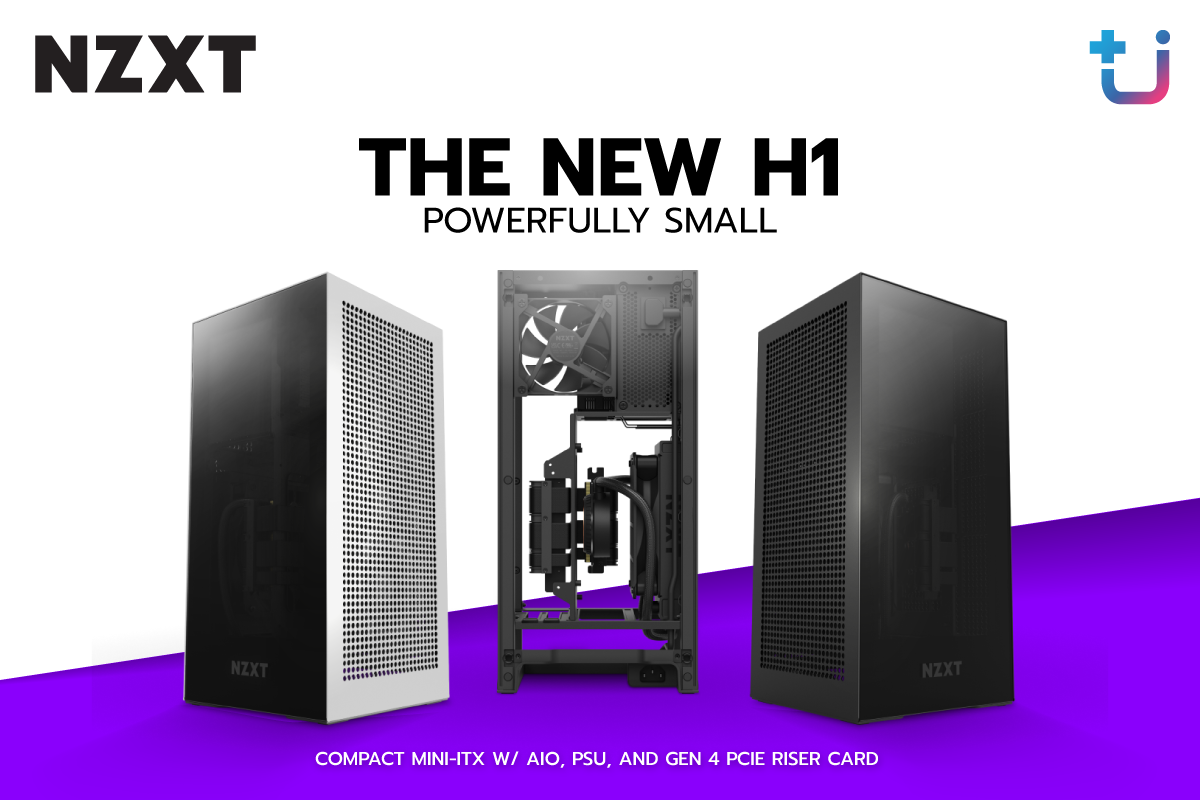 nzxt h1 v2 Ascenti พร้อมขายแล้ว !! NZXT The New H1(V2) เคสแนวตั้ง ขนาดเล็ก สเปคเทพ เรียบหรู ดูดีมีสไตล์