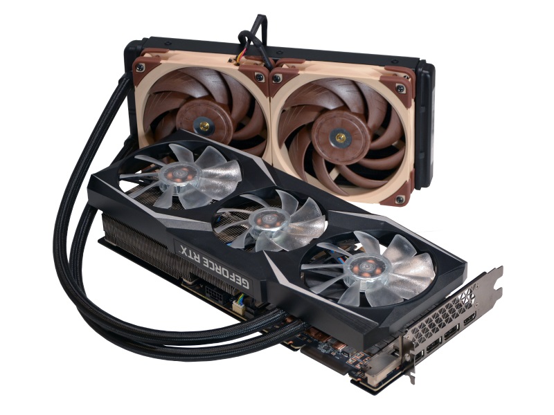 rtx3090ti sycom 2 Sycom เปิดตัวชุดคอมประกอบที่มาพร้อมการ์ดจอ GeForce RTX 3090 Ti G Master Hydro ที่มาพร้อมชุดน้ำสำเร็จจากทาง Asetek Hybrid GFX 240mm AIO และพัดลมจากทาง Noctua รวมกันถึง 5ใบ