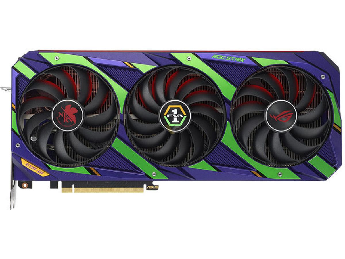 asus geforce rtx 3090 24gb rog strix oc eva edition 2 เอซุสเปิดตัวการ์ดจอ ASUS GeForce RTX 3090 ROG STRIX EVANGELION Edition รุ่นใหม่ล่าสุด