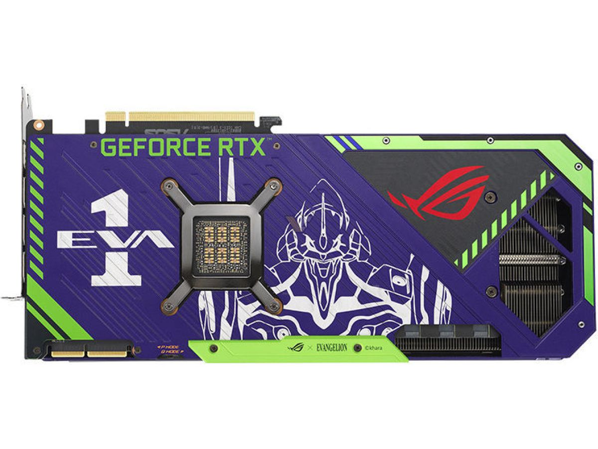 asus geforce rtx 3090 24gb rog strix oc eva edition 3 เอซุสเปิดตัวการ์ดจอ ASUS GeForce RTX 3090 ROG STRIX EVANGELION Edition รุ่นใหม่ล่าสุด