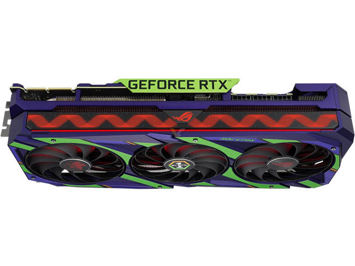 asus geforce rtx 3090 24gb rog strix oc eva edition 4 เอซุสเปิดตัวการ์ดจอ ASUS GeForce RTX 3090 ROG STRIX EVANGELION Edition รุ่นใหม่ล่าสุด