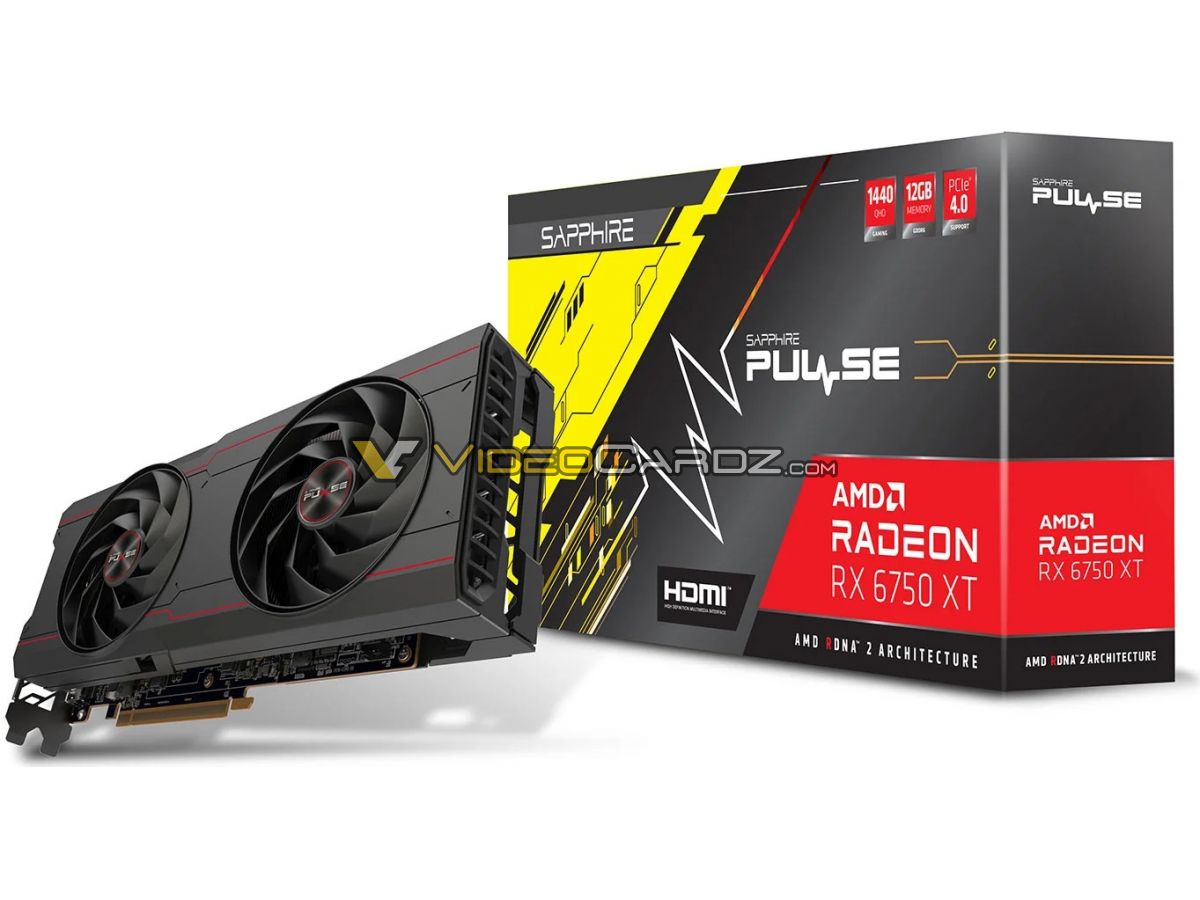 sapphire radeon rx 6750 xt 12gb pulse หลุดภาพการ์ดจอ AMD Radeon RX 6750XT และ RX 6650XT รุ่น Custom จากแบรนด์ดังต่างๆ อย่างไม่เป็นทางการ