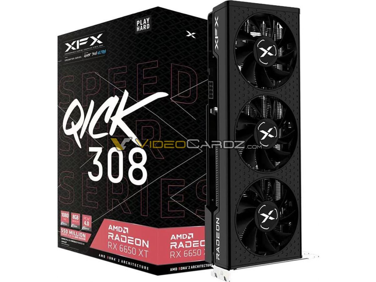 xfx radeon rx 6650 xt 8gb speedster qick 308 หลุดภาพการ์ดจอ AMD Radeon RX 6750XT และ RX 6650XT รุ่น Custom จากแบรนด์ดังต่างๆ อย่างไม่เป็นทางการ