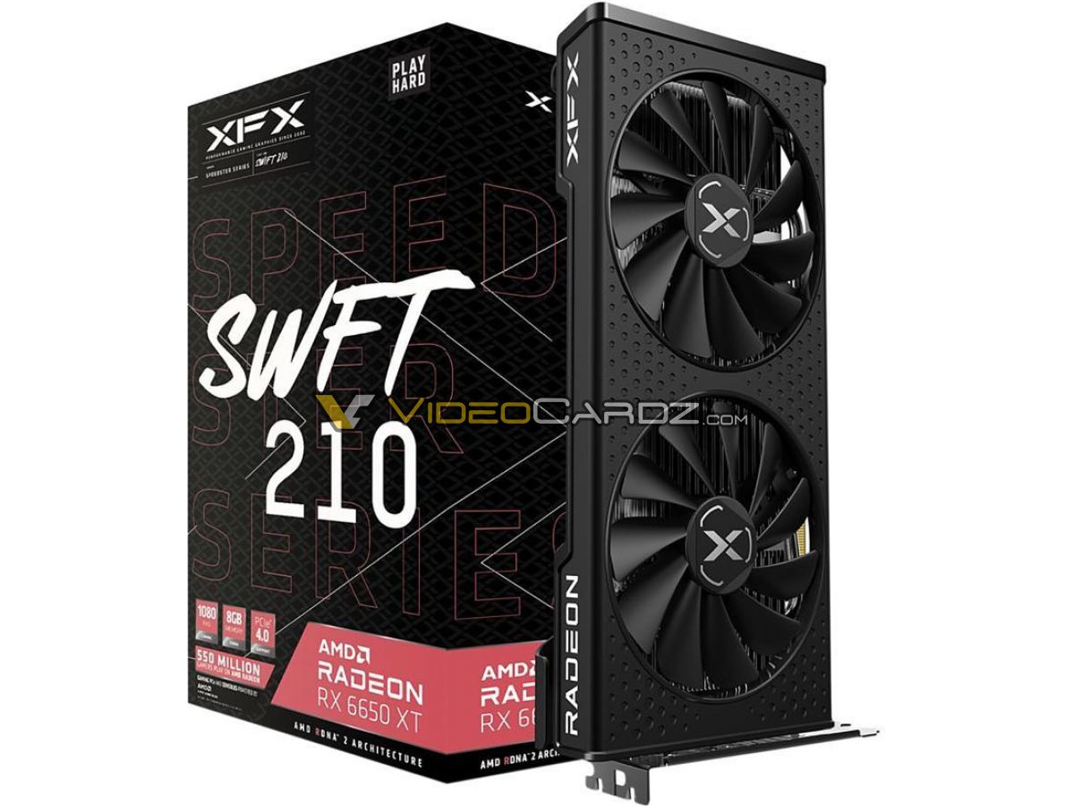 xfx radeon rx 6650 xt 8gb speedster swft 210 หลุดภาพการ์ดจอ AMD Radeon RX 6750XT และ RX 6650XT รุ่น Custom จากแบรนด์ดังต่างๆ อย่างไม่เป็นทางการ