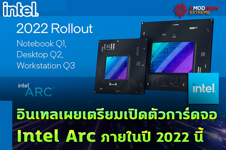 intel arc 2022 อินเทลเผยเตรียมเปิดตัวการ์ดจอ Intel Arc ภายในปี 2022 นี้