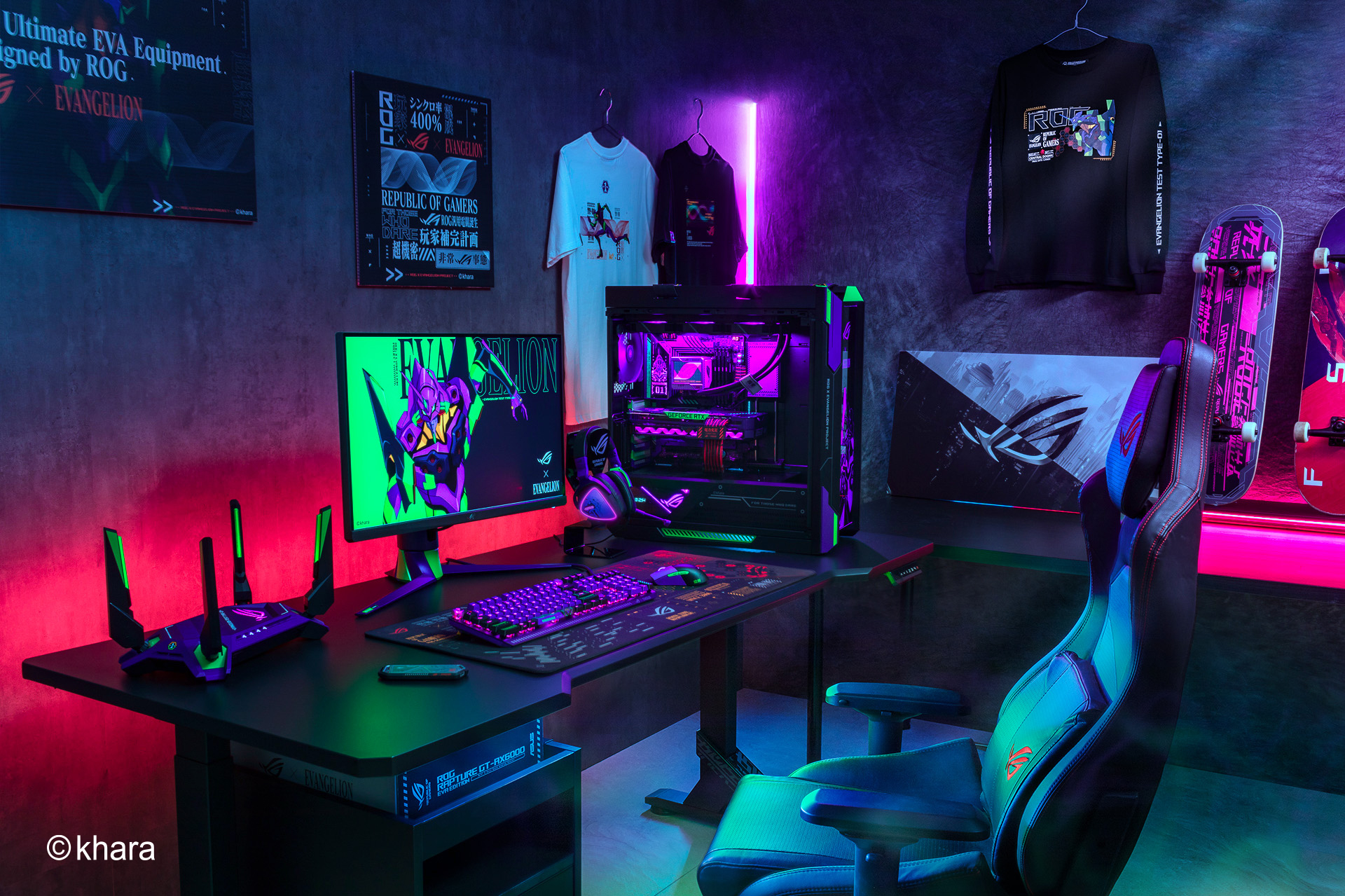 2 rog x evangelion setup ASUS Republic of Gamers เปิดตัว Evangelion Collaboration