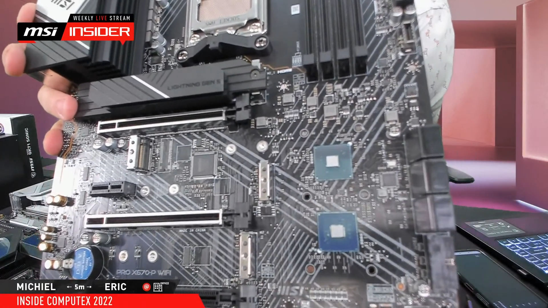 amd x670 msi 1 MSI โชว์เมนบอร์ด AMD X670 รุ่นใหม่ล่าสุดใช้ชิปคู่แบบ Dual chipset ในการทำงาน