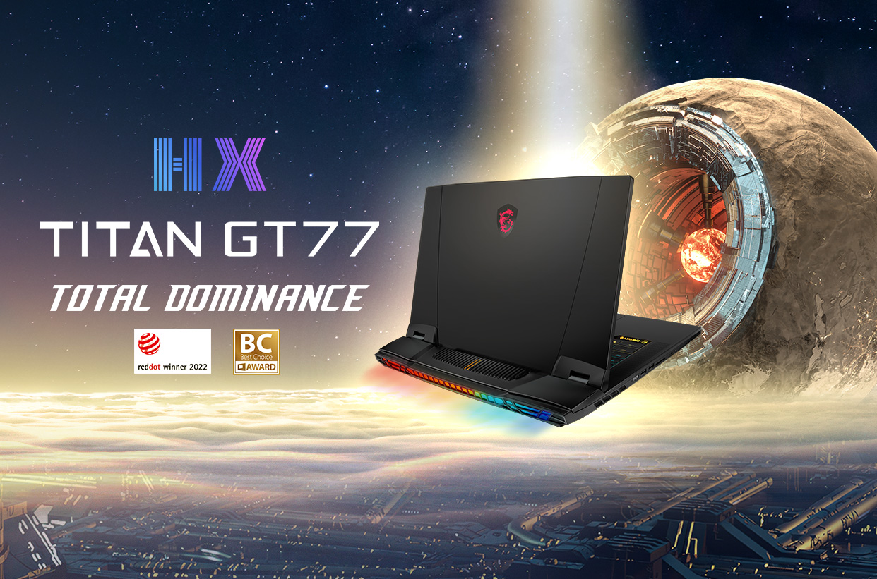 gt77 1242x821 MSI เปิดตัวผลิตภัณฑ์ใหม่ภายในงาน COMPUTEX 2022 ออนไลน์ 