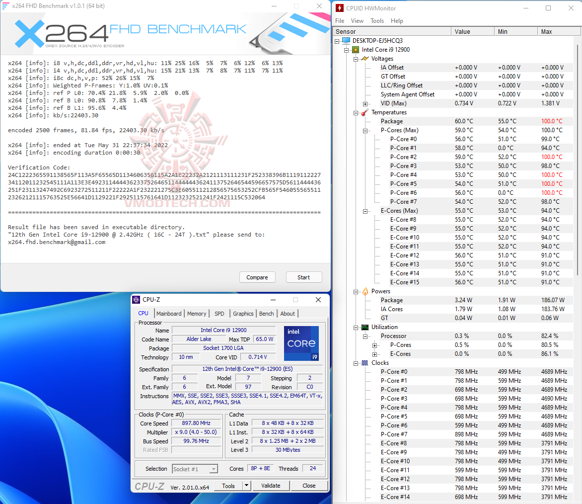 x264 Intel® NUC 12 Extreme Kit   NUC12DCMi9 with GeForce RTX 3060 Ti Review