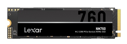 nm760 1 LEXAR เปิดตัว NM760 M.2 2280 PCIe Gen4x4 NVMe SSD รุ่นใหม่