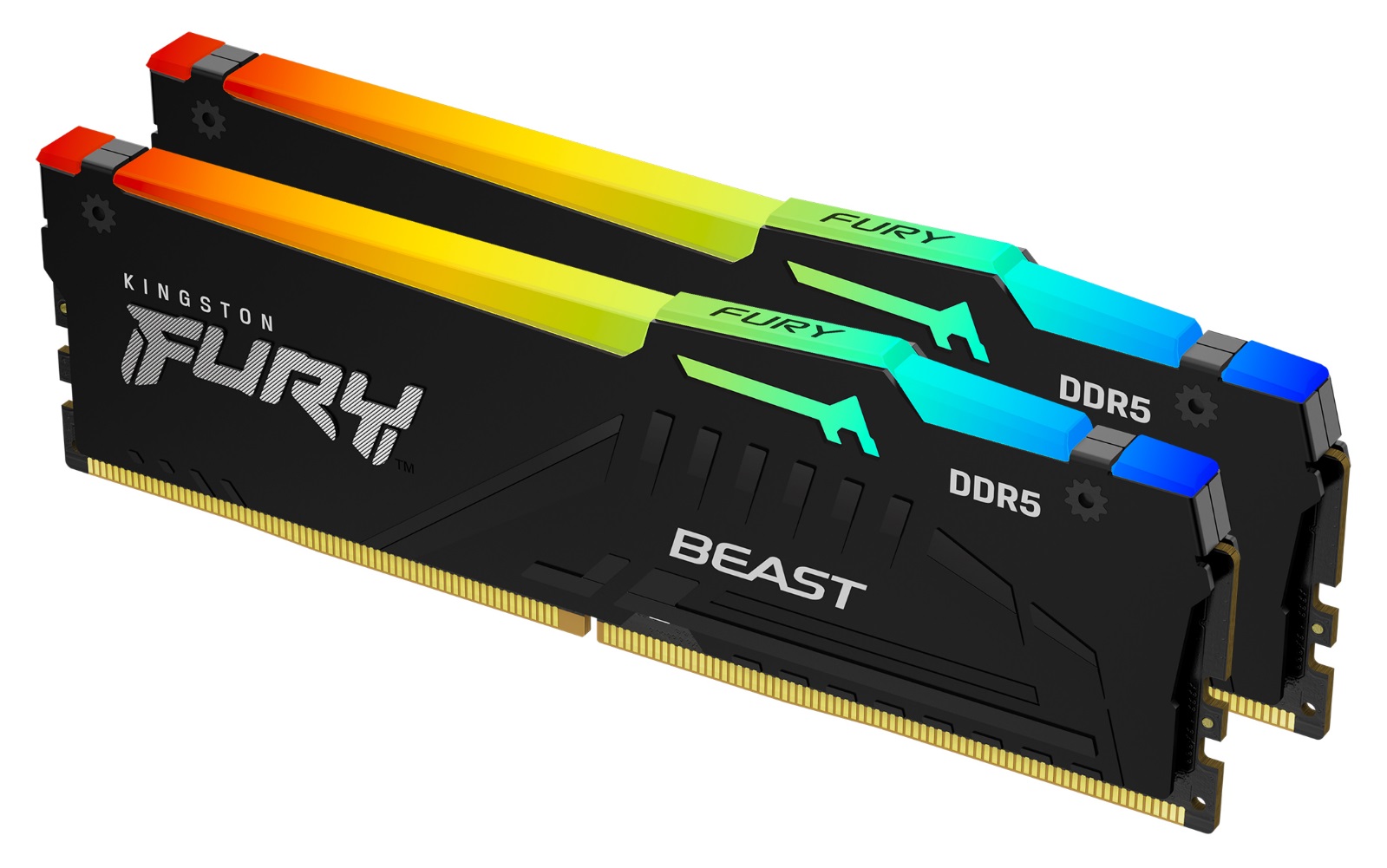 press photo kingston fury beast ddr5 rgb 03 โอเวอร์คล็อกอย่างมีสไตล์ด้วย Kingston FURY Beast DDR5 RGB